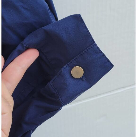 Eloquii Premier Button Down Top
In Navy - Picture 8 of 11